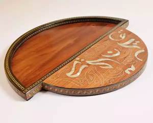 Vietnam plateau de service nacre incrustation bois objets décoratifs pour table plateau de service pour hôtel ou maison - Product Image 3