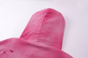 Custom 3D Puff Custom Pullover Hoodie French Terry 100% Cotton Print Acid Wash Cut Boxy Cropped Hoodie Playeras De Hombre - Product Image 6