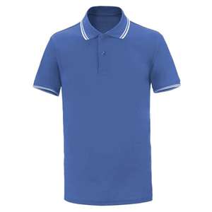 New Brand Custom Designed Men's Short Sleeve Golf Polo T-<b>Shirt</b> Formal Style 100% Cotton Breathable Terry Print O-Neck Wicking - Product Image 3