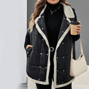 Latest Customize Able Design <b>Women's</b> Winter <b>Vest</b> Warm Puffer <b>Vest</b> Waistcoats Winter Street Wear Fashion Quilted Puffer Gilets - Product Image 2
