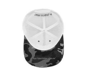 หมวกทรูเกอร์ลายพรางหมวกกีฬา2D เย็บปักแบบโค้งหมวกตาข่ายด้านหลังในเวียดนาม - Product Image 6