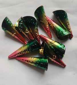 จี้ทรงกรวยทอง 14K ชุบทองเหลืองหลากสี ขนาด 2-2.75 นิ้ว ผลิตตามสั่ง ปรับแต่งได้ - Product Image 3