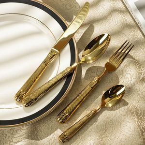 Couverts en métal de qualité supérieure avec acier inoxydable poli miroir pour la décoration de table de fête et les besoins de repas élégants - Product Image 3
