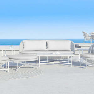 Montauk Contemporary 3-Seater <b>Rattan</b> <b>Sofa</b> - Product Image 5