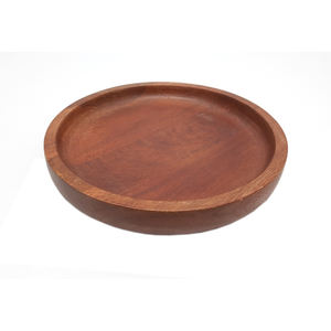 Bol de fruits de forme ronde en bois en vrac fait à la main polonais noir pour ustensiles de cuisine de table bol à salade maison et hôtels nourriture et collations - Product Image 2