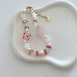 Moonriver, pulsera de acero inoxidable religiosa Bohemia colorida para mujer, cuentas de plástico elásticas, perlas, bonito diseño elástico de corazón - Product Image 3