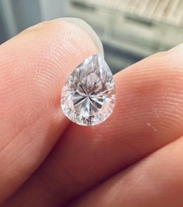Diamantes de Laboratorio en Forma de Pera de 3.00 Ct, Color E, Claridad VVS, Corte Excelente, Perforados con Láser, Piedras Sueltas para Joyería, Aniva-A Personal - Product Image 2