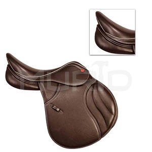 Silla de Montar Profesional de Cuero 100% Genuino, Cómoda Silla de Salto Ecuestre, Productos de Carreras de Caballos Ingleses de la India - Product Image 6