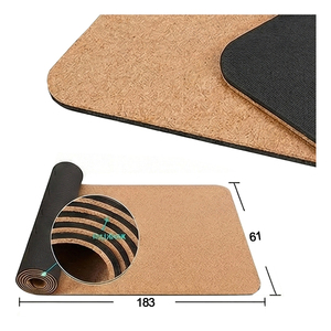 Tapete de <span class=keywords><strong>Yoga</strong></span> Personalizado de Caucho Natural Antideslizante y No Tóxico de <span class=keywords><strong>4</strong></span>.5mm de Grosor <span class=keywords><strong>para</strong></span> <span class=keywords><strong>Yoga</strong></span> Caliente y Pilates con Guía de Alineación y Resistente al Sudor - Product Image 4