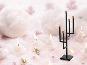 "Encantador candelabro plateado de 3 brazos con diseño elegante perfecto para bodas o decoración del hogar agrega un toque de clase" - Product Image 5