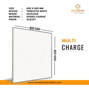 กระเบื้องลายหินอ่อนมีหลายขนาด80*80ซม., กระเบื้องเซรามิกพอร์ซเลนชาร์จสองครั้งดูเป็นธรรมชาติแข็งแรงทนทาน - Product Image 2