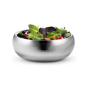 Cuenco para servir de acero inoxidable Premium con diseño contemporáneo, ideal para hogares modernos, restaurantes, Cafeterías, hoteles y banquetes - Product Image 6