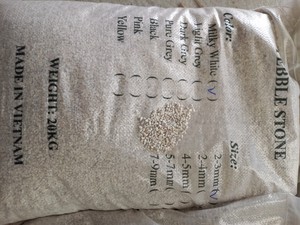 Galets de gravier jaunes 2-3 mm 2-4 mm ou mélange pour sol en résine époxy, surface liée à la résine, agrégat exposé, béton, directement de l'usine - Product Image 5