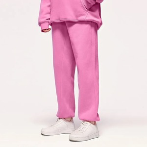 Ensemble de survêtement en molleton pour homme de haute qualité en gros, 2 pièces, hiver, coton lourd, jogging, impression personnalisée, capuche, taille élastique - Product Image 2