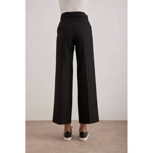 Pantalon large taille haute en crêpe pour femme, infroissable et respirant - Product Image 5