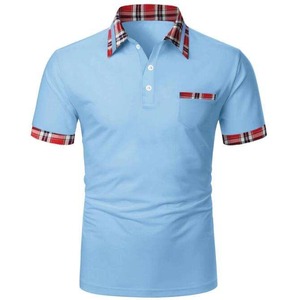 Meilleure qualité 2025 polos décontractés pour hommes vente chaude nouveau design avec logo personnalisé couleur unie et tissu respirant pour hommes - Product Image 5