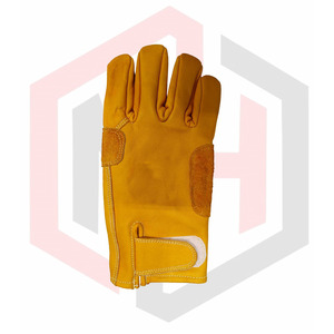 ถุงมือทำงานสีทึบทำจากหนังกันลื่นปลอดภัยจากโรงงาน - Product Image 4