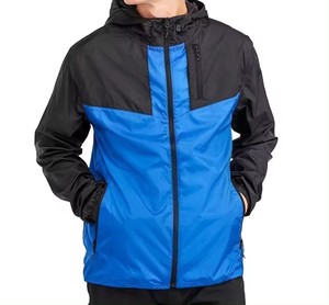 Pantalones de Nailon Estilo Urbano para Hombre, Chaqueta Cortavientos Impermeable, Chaqueta Acolchada de Poliéster Personalizada, Chaqueta de Lona Extra Grande - Product Image 1