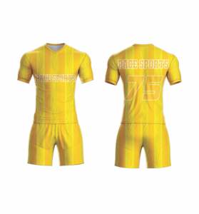 ชุดฟุตบอลสำหรับวัยรุ่นผู้ชายชุดใส่เล่นกีฬาสีพื้นพร้อมโลโก้คลับสามารถปรับแต่งได้ - Product Image 6