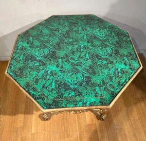 Adorno de Mesa de Lujo para el Hogar de Halloween, Hecho a Mano con Piedra Preciosa de Labradorita Verde, con Diseño de Amor - Product Image 1