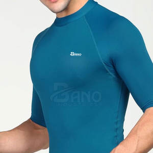 Spandex sublimé MMA Rash Guard imprimé numérique BJJ Rush Guard à manches longues Rash Guard à vendre - Product Image 6