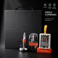 Cadeau d'entreprise de luxe : Stylo magnétique, souris Bluetooth et batterie externe mécanique, personnalisables avec logo, style Tech Matrix 3