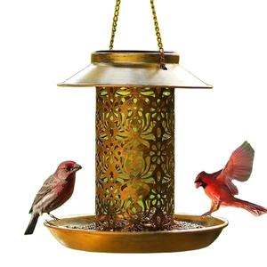 Comederos de pájaros de diseño admirable para comederos de pájaros de metal exteriores comederos de pájaros salvajes colgantes al aire libre como ideas de regalo aspecto exclusivo - Product Image 1