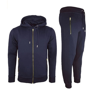 Nueva moda para hombre, conjuntos de chándal de 2 piezas, logotipo personalizado, Sudadera con capucha para correr en blanco, ropa deportiva lisa, chándal, Sudadera con capucha para - Product Image 3