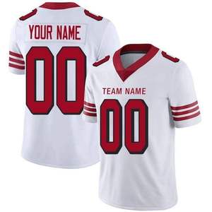 Unisex, personaliza tus propias camisetas de fútbol americano impresas con tu número de nombre, uniforme de fútbol americano personalizado - Product Image 6