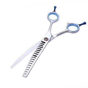 Professional Curved Chunker Scissors Thinning Scissors for <b>Pet</b> Dog Grooming - Product Image 4