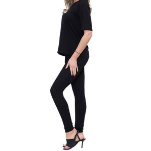 Venta caliente nuevo estilo personalizado ropa deportiva poliéster Spandex mujeres Leggings mejor proveedor mujeres camiseta y conjunto de mallas - Product Image 3