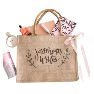 2025 nouveau Design personnalisé toile Jute sac de qualité supérieure Mini Jute sac en gros Jute sacs fourre-tout en Jute avec impression personnalisée - Product Image 1