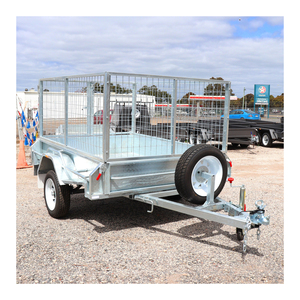 Remolque galvanizado de alta resistencia con estructura de acero resistente a la corrosión para el transporte de mercancías, maquinaria y materiales. - Product Image 2