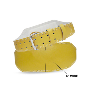 Ceinture de fitness en cuir de vachette haute avec boucle Logo personnalisé Musculation Haltérophilie Gym Formation Ceinture d'haltérophilie - Product Image 2