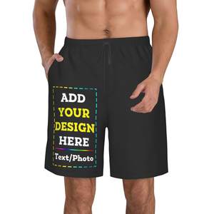 Short de bain personnalisé pour homme avec texte d'image photo Short de bain personnalisé Doublure en maille Poches Short de plage à séchage rapide Expédition DDP - Product Image 1