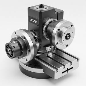 Table à trunnion à 5ème axe Brother CNC, vente chaude, haute précision, usinage multi-angles, durable, fiable, automatisation industrielle, 1 an - Product Image 3