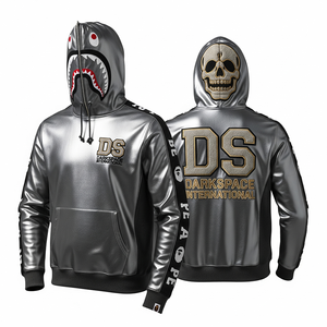 Sudaderas con Capucha y Bolsillos Tipo Canguro con Logotipo Personalizado de Alta Calidad, 100% Algodón, Transpirables, Diseño Sólido, Venta al por Mayor, Cromo OEM - Product Image 1