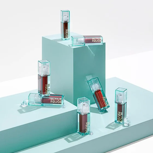 Hàn Quốc Đen Rouge thương hiệu hai lớp trên nhung Hot Bán Lip Plumper Gloss Son bóng nhãn hiệu riêng cơ sở son bóng - Product Image 5