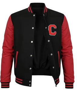 Veste de baseball - Veste universitaire en coton, veste de style lettreman, 90% coton, 10% polyester, veste unisexe - Product Image 3
