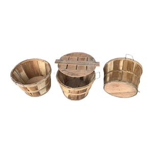 Paniers à crabes en bois d'acacia brut avec couvercle - Stockage de fruits de mer frais - Origine du Vietnam - Faible taxe - Bon prix pour l'importation - Product Image 4