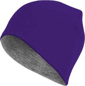 Gorro de punto personalizado cálido de invierno informal, Calavera suave Lisa colorida con logotipo de Jacquard, ropa de calle para uso en la playa - Product Image 4