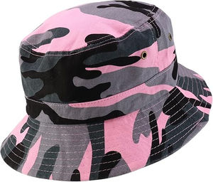 Sombrero de Pescador Unisex de Algodón Estampado de Diseño Personalizado con Logotipo Bordado en Color Sólido, Precio al por Mayor, Patrón de Dibujos Animados - Product Image 1