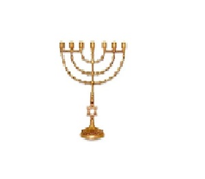 Premium Quality Gold Finished Aluminum Handmade Durable Eco-Friendly Candle Stand Stylish Home Decor for Easter and Christmas - Product Image 1