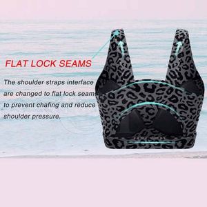 สปอร์ตบราระบายอากาศได้ดีแห้งเร็วดีไซน์ไม่ซ้ำใครสไตล์เรียบง่าย - Product Image 4