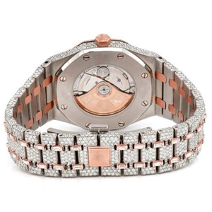 Luxury VVS Moissanite Watch | Iced Out Skeleton Presidential | Passes Diamond Tester Wholesale Iced Out Watch - Product Image 5