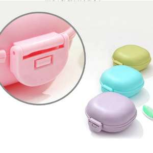 Vente en gros Bestseller : Boîte à savon en plastique pour salle de bain, design à fermeture à pression, boîte à savon de voyage portable, ensemble de 2/3 pièces, moderne pour - Product Image 2