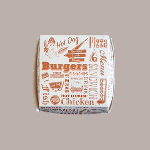 100 pièces petit porte-sandwich Hamburger Drive-In 100x100H70 pour camions de nourriture - Product Image 3