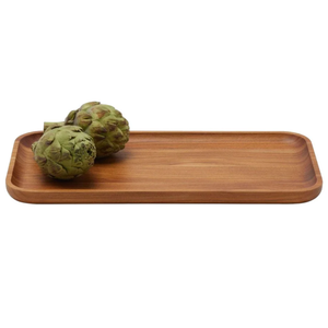 Vietnam Factory Wholesale Economical Acacia Wooden Serving <b>Tray</b> Kitchen Utensils Sets Food Serving <b>Tray</b> - Product Image 1