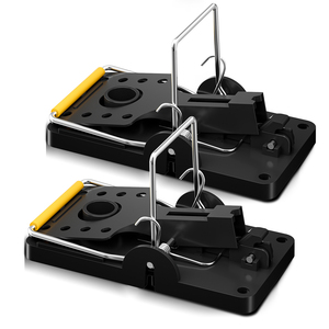 Polystyrene <strong>Mouse</strong> <strong>Trap</strong> Powerful Stainless <strong>Steel</strong> Spring High Sensitive Reusable Rat <strong>Trap</strong> Indoor Outdoor Pest Control - Product Image 1