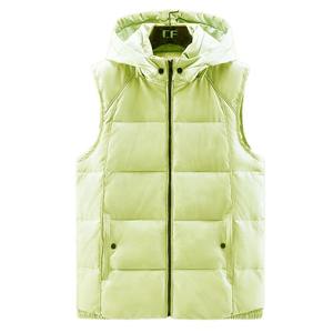 Chaleco acolchado de invierno de tela transpirable unisex para hombre, ropa exterior impermeable de estilo informal con decoración de botones y logotipo personalizado - Product Image 6